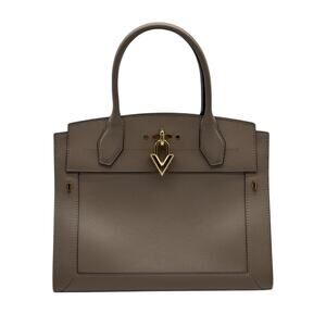Louis Vuitton Steamer MM Handbag in Beige